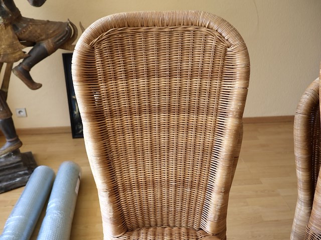 Rotan stoelen (8x) - afbeelding 5 van  9