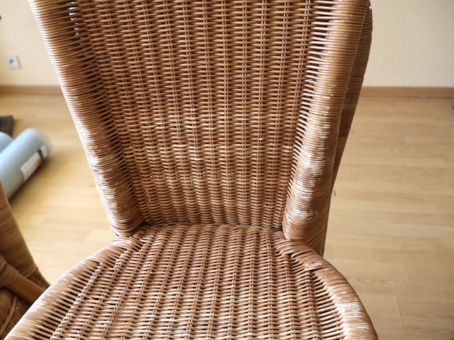Rotan stoelen (8x) - afbeelding 6 van  9