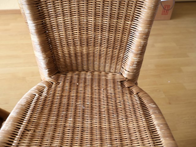 Rotan stoelen (8x) - afbeelding 8 van  9