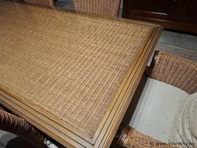 Rotan tafel - afbeelding 2 van  4