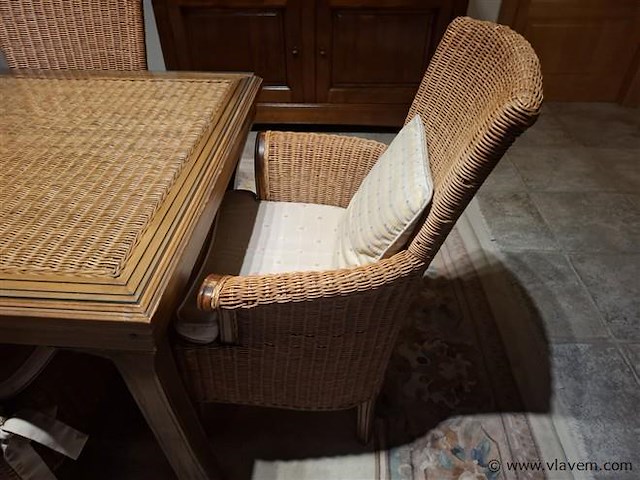Rotan tafel - afbeelding 3 van  4