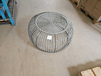 Rotan terrastafel 85cm - afbeelding 1 van  2