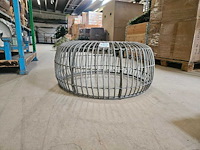 Rotan terrastafel 85cm - afbeelding 2 van  2
