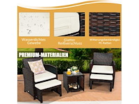 Rotan tuinmeubelset - afbeelding 3 van  3