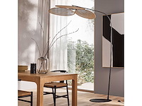 Rotanboog vloerlamp - ontwerp emmanuel gallina - afbeelding 3 van  6