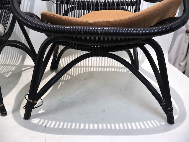 Rotanstoel (x2) - afbeelding 9 van  10