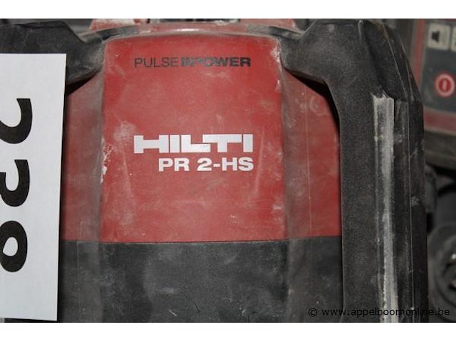 Rotatielaser - hilti - pr 2-hs toebehoren - koffer, oplader, kabels - afbeelding 2 van  2