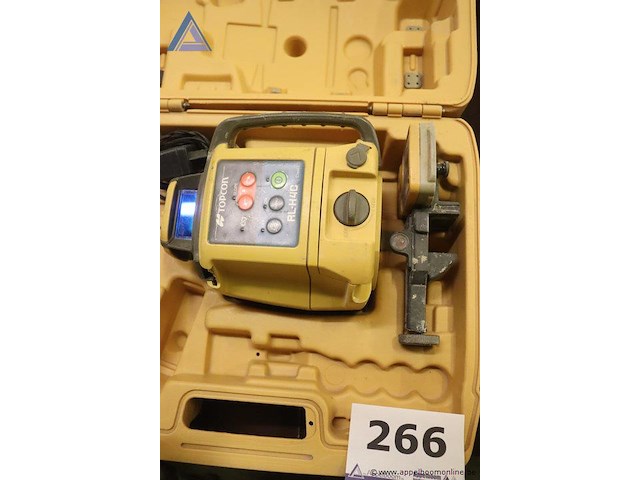 Rotatielaser - topcon - rl-h4c statief toebehoren - koffer - afbeelding 2 van  2