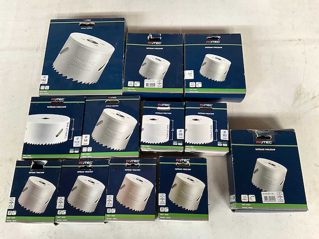 Rotec diverse maten gatenzagen hout/metaal (12x) - afbeelding 1 van  9