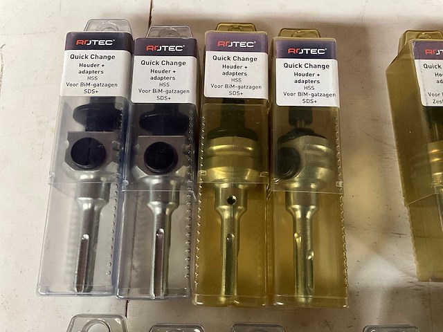 Rotec diverse quick change houders voor gatzagen (18x) - afbeelding 6 van  7