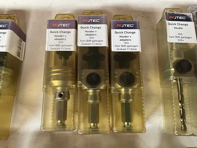 Rotec diverse quick change houders voor gatzagen (18x) - afbeelding 2 van  7