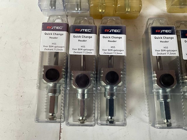 Rotec diverse quick change houders voor gatzagen (18x) - afbeelding 4 van  7
