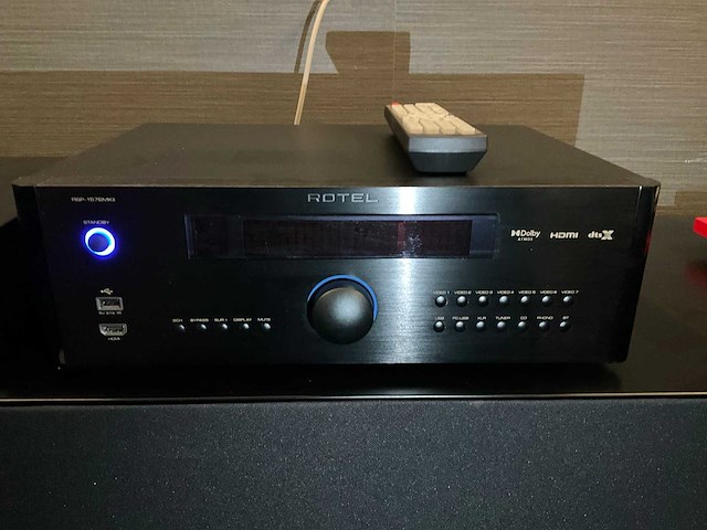 Rotel rsp-1576mkii surround sound processor - afbeelding 6 van  6