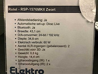 Rotel rsp-1576mkii surround sound processor - afbeelding 5 van  6