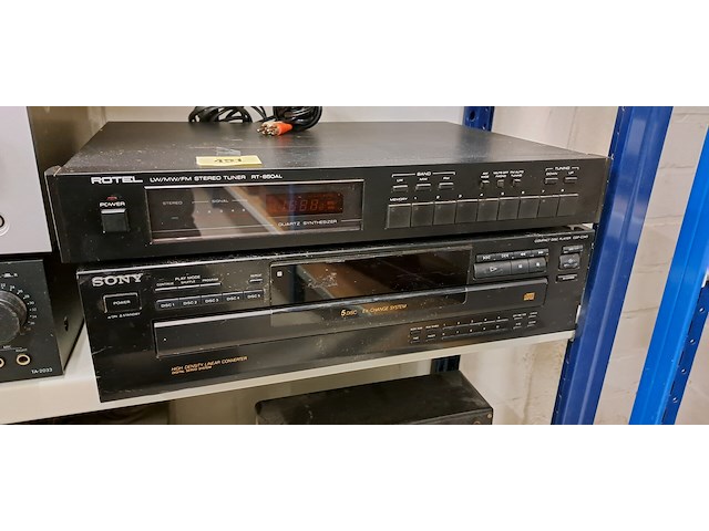 Rotel rt-850 al en sony cdp-c354 - afbeelding 1 van  1