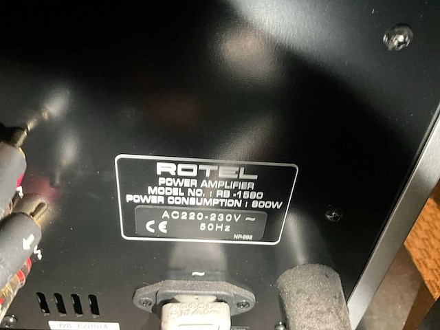 Rotel voor en eindversterker - afbeelding 4 van  6