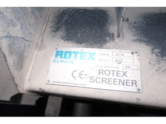 Rotex 343 gp industrieel vibratiezeef - afbeelding 7 van  8