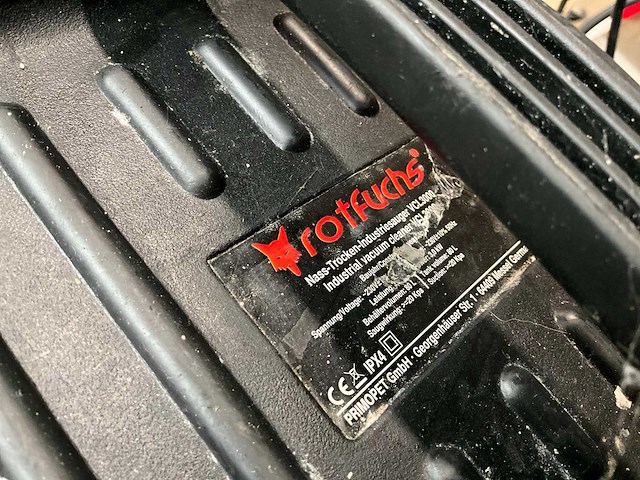 Rotfuchs vcl3000 industriële stofzuiger - afbeelding 4 van  5