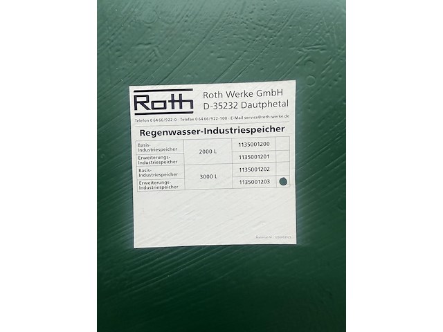 Roth regenwatertank - afbeelding 2 van  3