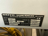Roth weber rowe 198-2 snijmachine - afbeelding 7 van  7