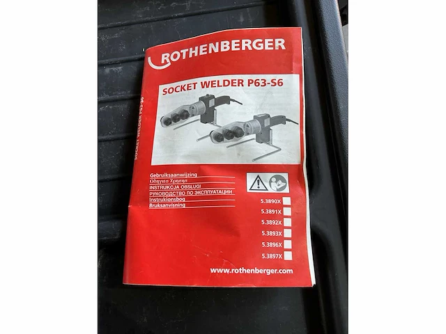 Rothenberger p63-s6 thermostatic moflasapparaat - afbeelding 2 van  3