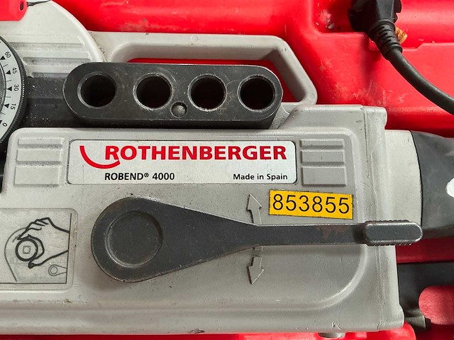 Rothenberger robend 4000 elektrische pijp- en buisbuiger - afbeelding 4 van  7