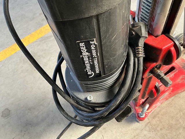 Rothenberger rodiadrill 2400 pd-e kernboormachine / diamantboormachine (beton) statief - afbeelding 3 van  5