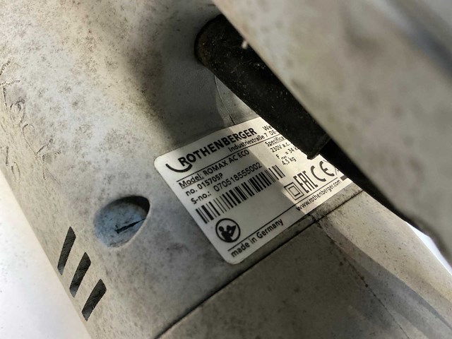 Rothenberger romax ac eco elektrische persmachine - afbeelding 5 van  5
