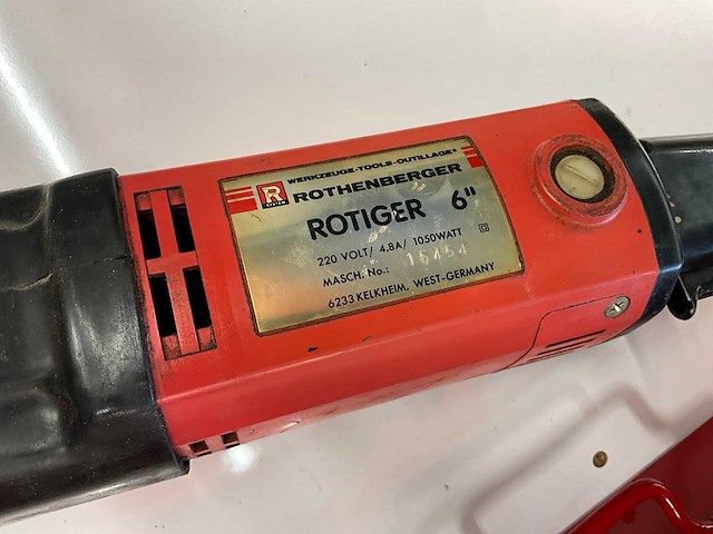 Rothenberger rotiger 6” handzaagmachine - afbeelding 4 van  6