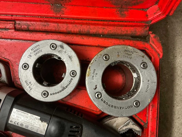 Rothenberger supertronic 2000 draadsnijmachine - afbeelding 3 van  6