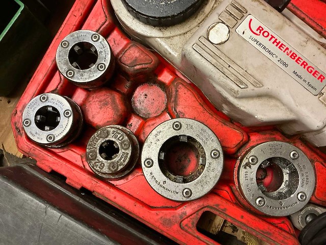 Rothenberger supertronic 2000 draadsnijmachine - afbeelding 4 van  6