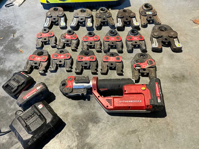 Rothenberger twin turbo accu persbekkentang - afbeelding 1 van  8