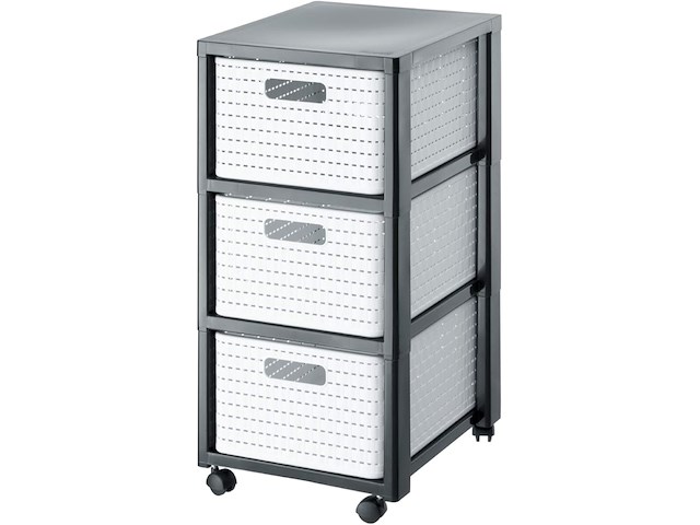 Rotho country rolhouder met 3 lades - afbeelding 1 van  4