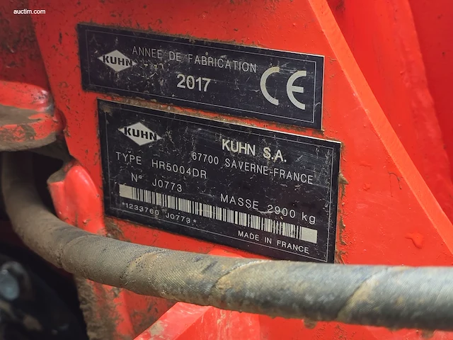 Rotorkopeg kuhn hr 5004 dr - afbeelding 3 van  12