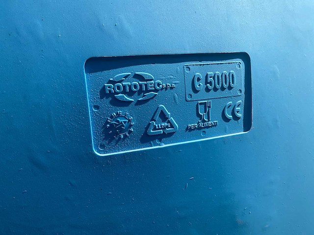 Rototec c 5000l water opslagtank - afbeelding 3 van  4