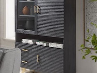 Roubaix combikast in massief hout