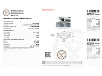 Round diamant 0.31ct – d/vvs2 – igi - afbeelding 4 van  4