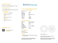 Round diamant 1.10ct – d/vvs2 – hrd - afbeelding 4 van  4