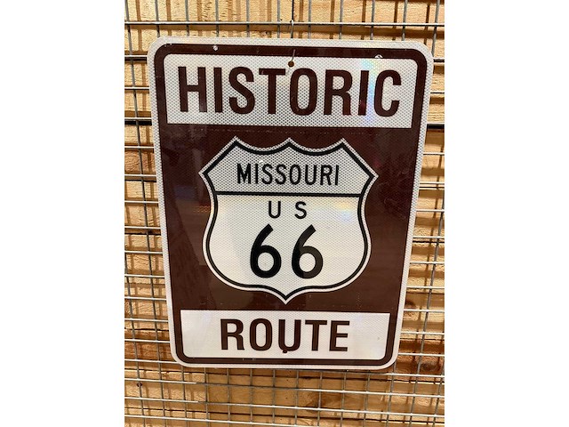 Route 66 - decoratief object - afbeelding 1 van  3