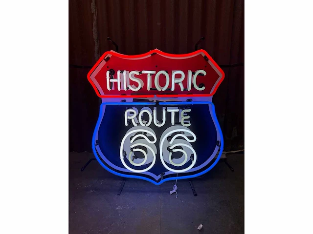 Route 66 neonbord - afbeelding 1 van  2