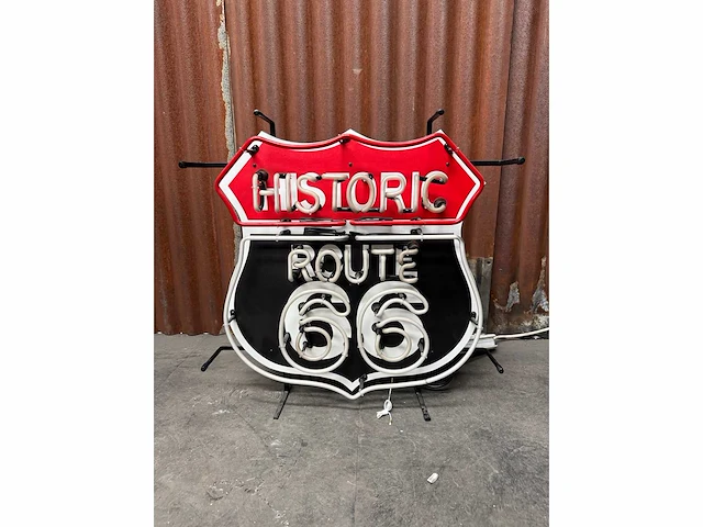 Route 66 neonbord - afbeelding 2 van  2