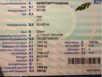 Rover - 45 - 1.8 club - car - 2000 - afbeelding 6 van  14