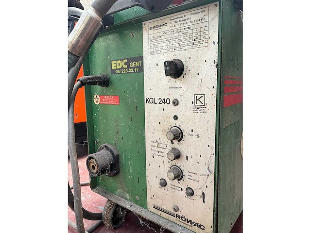 Röwac kgl240 lasmachine - afbeelding 2 van  7