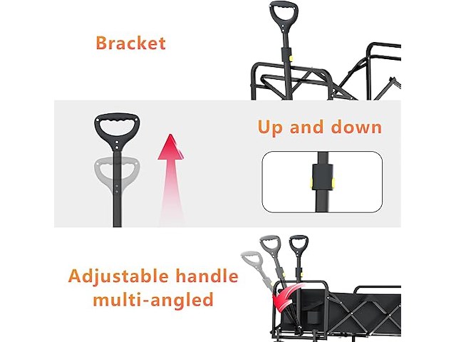 Rowce bolderkar (opvouwbaar) - afbeelding 2 van  5