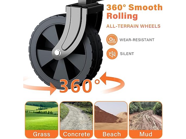 Rowce bolderkar (opvouwbaar) - afbeelding 4 van  5