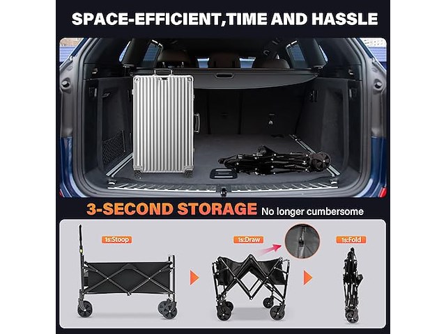 Rowce bolderkar (opvouwbaar) - afbeelding 3 van  5