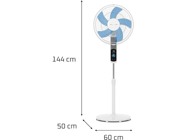 Rowenta turbo silence vu5650f0 staande ventilator - afbeelding 1 van  3
