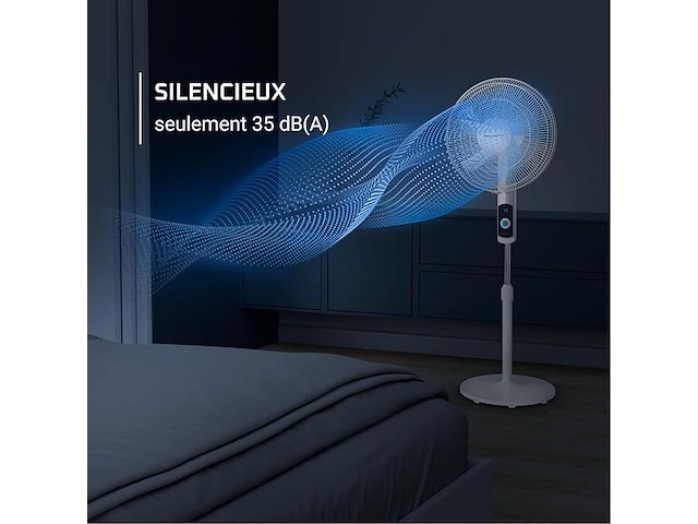Rowenta turbo silence vu5650f0 staande ventilator - afbeelding 3 van  3