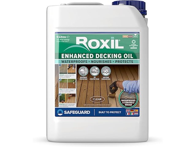 Roxil houtbeschermingsolie - 5 l - afbeelding 1 van  3
