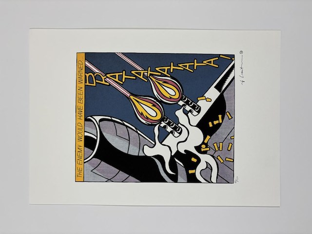 Roy lichtenstein - gelimiteerde editie - afbeelding 1 van  1